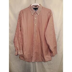 TOMMY HILFIGER Men Casual Button Down Shirt Top Size 16 1/2 32-33